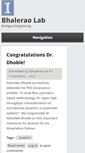 Mobile Screenshot of abe-bhaleraolab.age.uiuc.edu