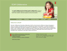 Tablet Screenshot of ecap-webserver.crc.uiuc.edu