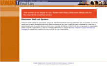 Tablet Screenshot of elist.aces.uiuc.edu