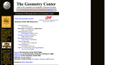 Desktop Screenshot of geom.uiuc.edu