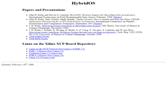 Desktop Screenshot of hybridos.crhc.uiuc.edu
