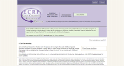 Desktop Screenshot of ecrp.uiuc.edu