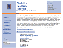 Tablet Screenshot of dri.uiuc.edu