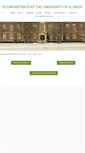 Mobile Screenshot of econ.uiuc.edu